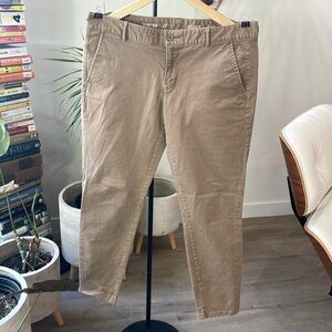 Tan khakis by gap